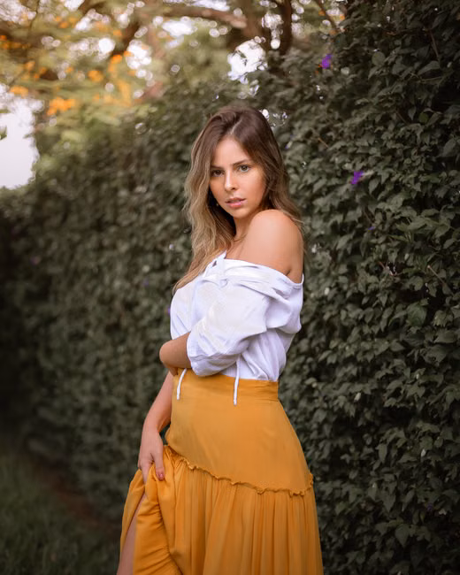 Blusa Ciganinha Floral Verde